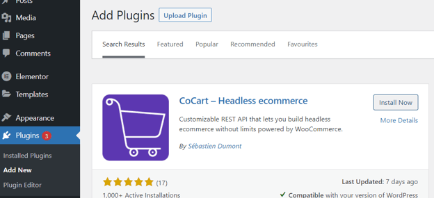 WooCommerce CoCart